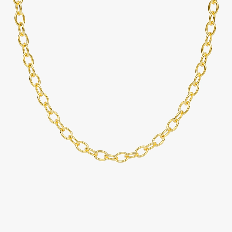 Crafted from high-quality stainless steel with a luxurious gold-plated finish, this necklace is waterproof and resistant to tarnishing, ensuring long-lasting shine and durability. A versatile piece for everyday wear or layering with other accessories.
